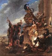 Merchant Receiving a Moor in the Harbour BERCHEM, Nicolaes